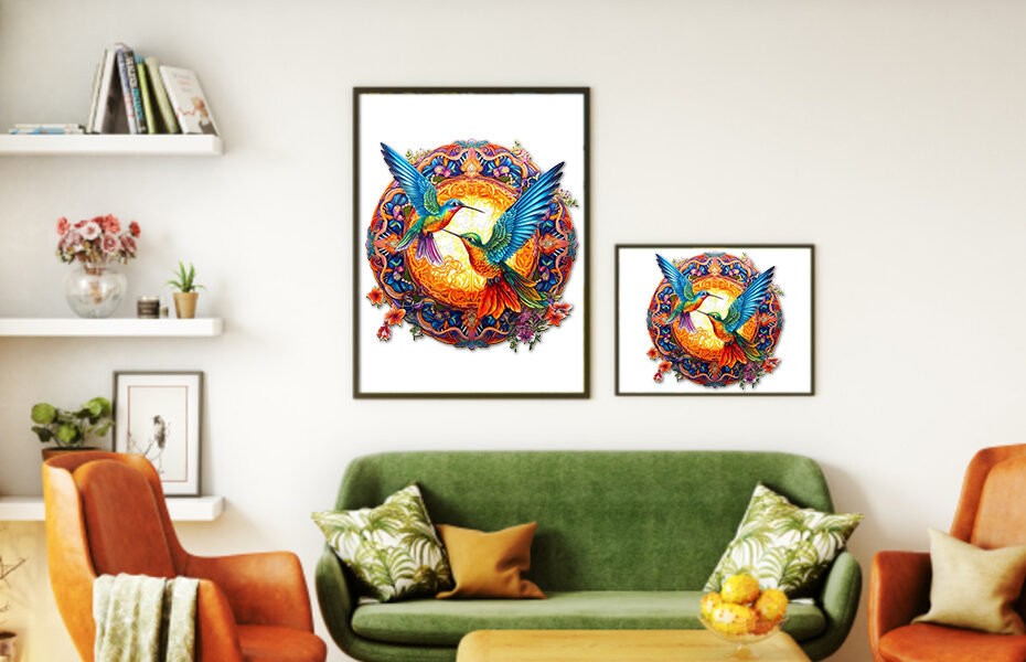 Transform Your Space: The Artistic Appeal of Hummingbird Wooden Puzzles as Wall Art 66df419015704