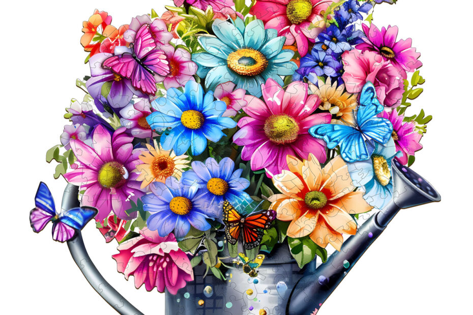Wooden Jigsaw Puzzle-Beautiful Flower 66e1cbd1e4093