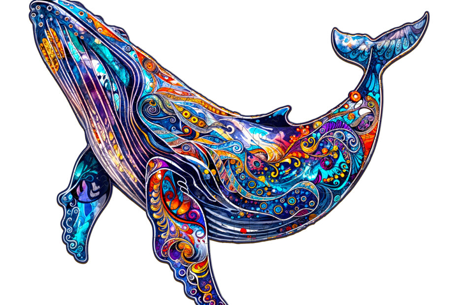 Wooden Jigsaw Puzzle – Blue Whale 66e213f69c529