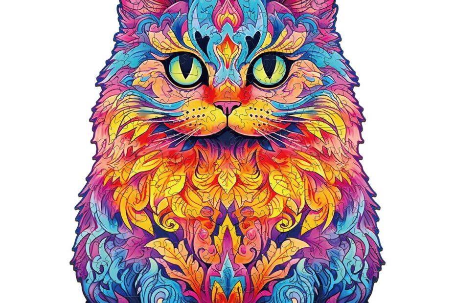 Wooden Jigsaw Puzzle-British shorthair 66e22879aa5a2