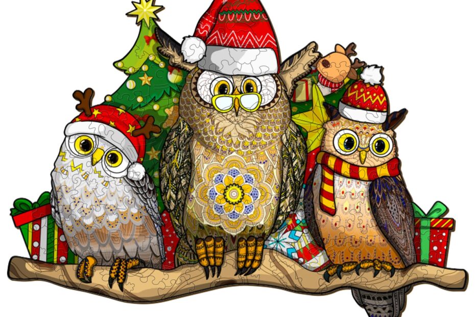 Wooden Jigsaw Puzzle-CHRISTMAS PARTY 66da246690198