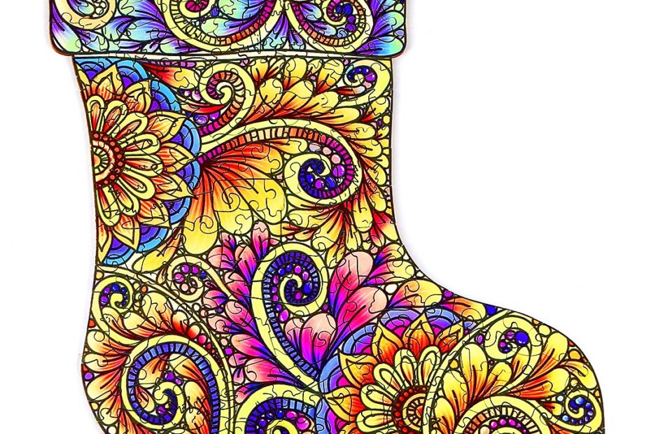 Wooden Jigsaw Puzzle-CHRISTMAS STOCKING 66db3ac76332b