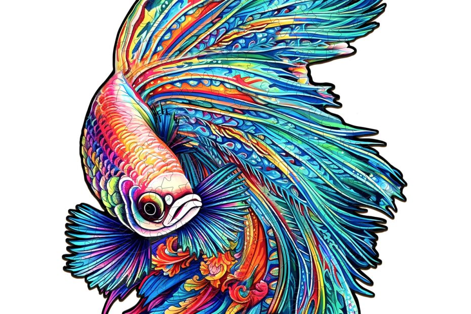 Wooden Jigsaw Puzzle-COLORFUL BETTA 66d8e4a62b1bd