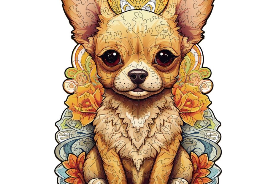 Wooden Jigsaw Puzzle-Cute Chihuahua-2 66dcc2ac2df4a