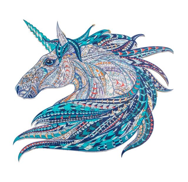 Wooden Jigsaw Puzzle-DREAM UNICORN 66dd1f68bebe4