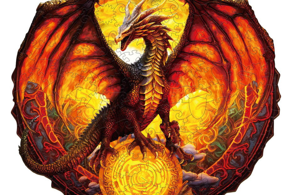 Wooden Jigsaw Puzzle – Fiery Dragon 66de2bafe0937