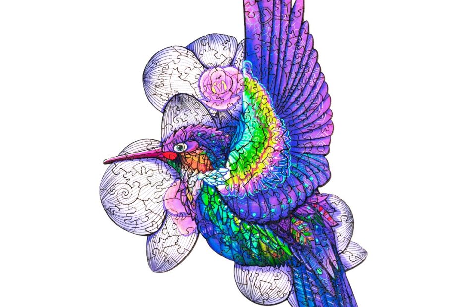 Wooden Jigsaw Puzzle-FREE HUMMINGBIRD 66e353afa58a6