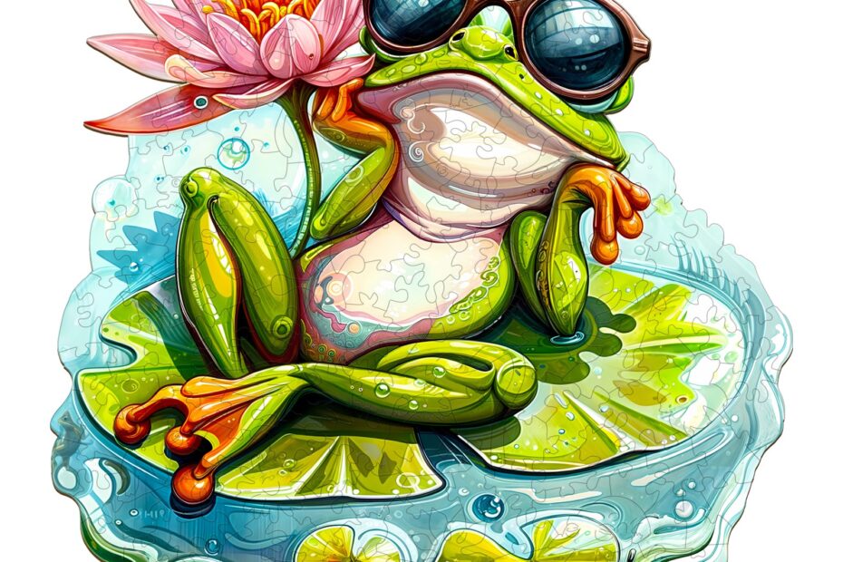 Wooden Jigsaw Puzzle – Leisurely Frog 1 66dba1fe303cc
