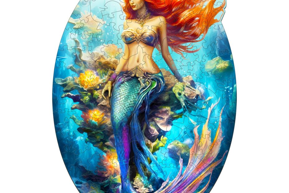 Wooden Jigsaw Puzzle – Mermaid 66e1b70951e4d