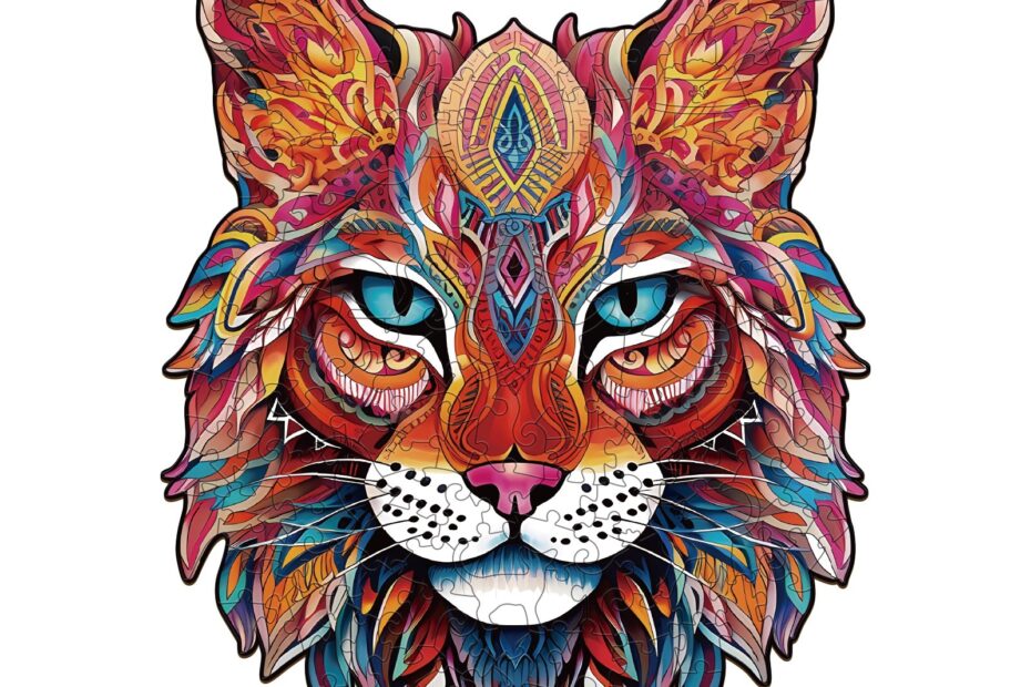 Wooden Jigsaw Puzzle-MYSTERIOUS LYNX 66df7589a4783