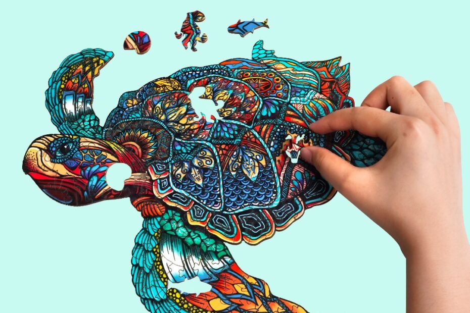 Turtle Wooden Jigsaw Puzzles 66dcf2e2ebcf7