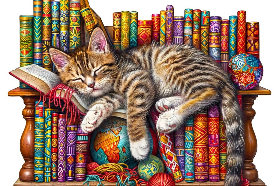 Wooden Jigsaw Puzzle – Sleepy Cat 66e315b84b49c