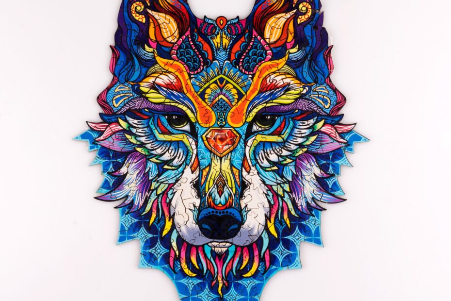 Wooden Jigsaw Puzzle-SNOW WOLF 66e1c16d5c700