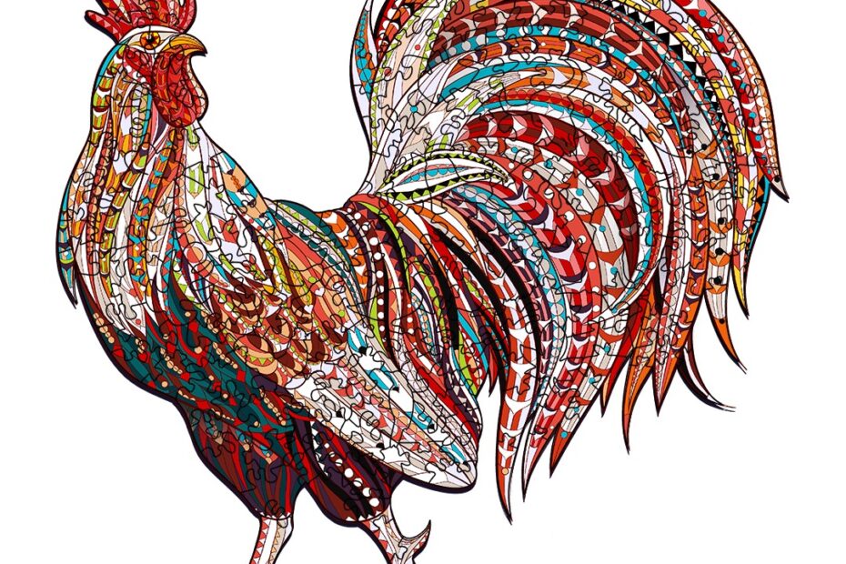 Wooden Jigsaw Puzzle-STRONG COCK-RD 66dcd7391bcaf