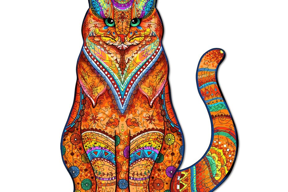 Wooden Jigsaw Puzzle-TACTFUL CAT 66e096438dc01