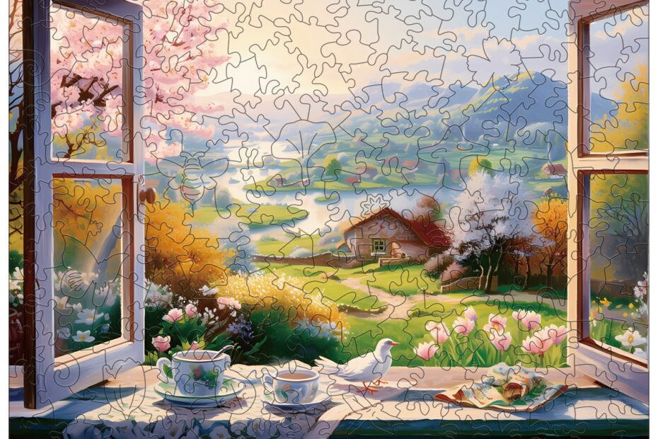Wooden Jigsaw Puzzle – The View Outside The Window 66e334b663563