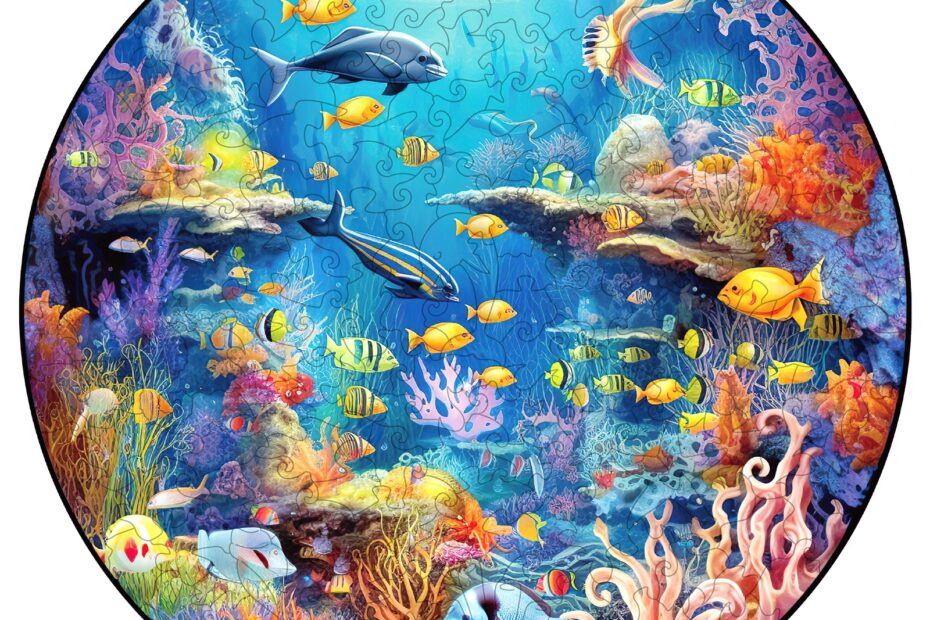 Wooden Jigsaw Puzzle-Underwater World 66e251df8ec75