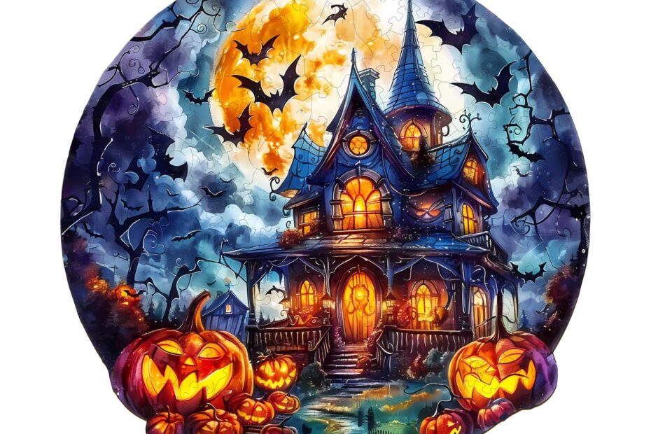 Wooden Jigsaw Puzzle-Halloween Pumpkin 2 66e33f10bbe50