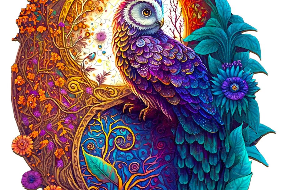 Wooden Jigsaw Puzzle-Yin Yang Owl 66e04e114f4db