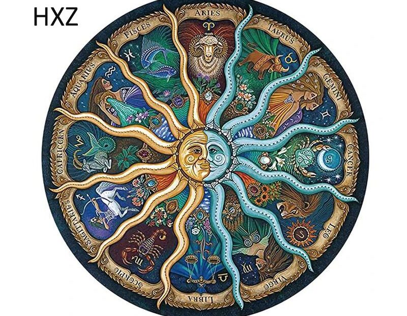 Wooden Jigsaw Puzzle-ZODIAC HOROSCOPE 66df61096bf36