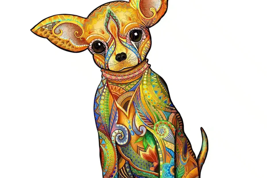 Wooden Jigsaw Puzzle-CHIHUAHUA