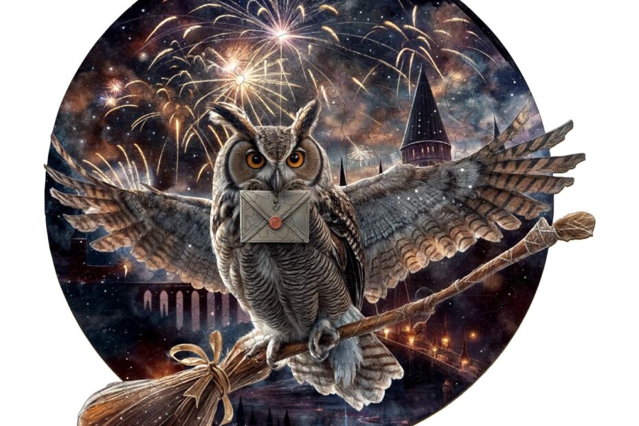 Wooden Jigsaw Puzzle – Magic Owl