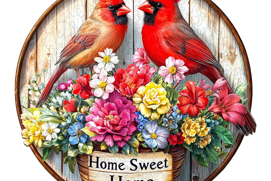 Wooden Jigsaw Puzzle-Sweet Home