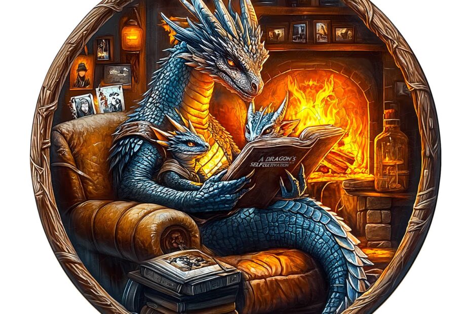 Wooden Jigsaw Puzzle – dragon’s storytime